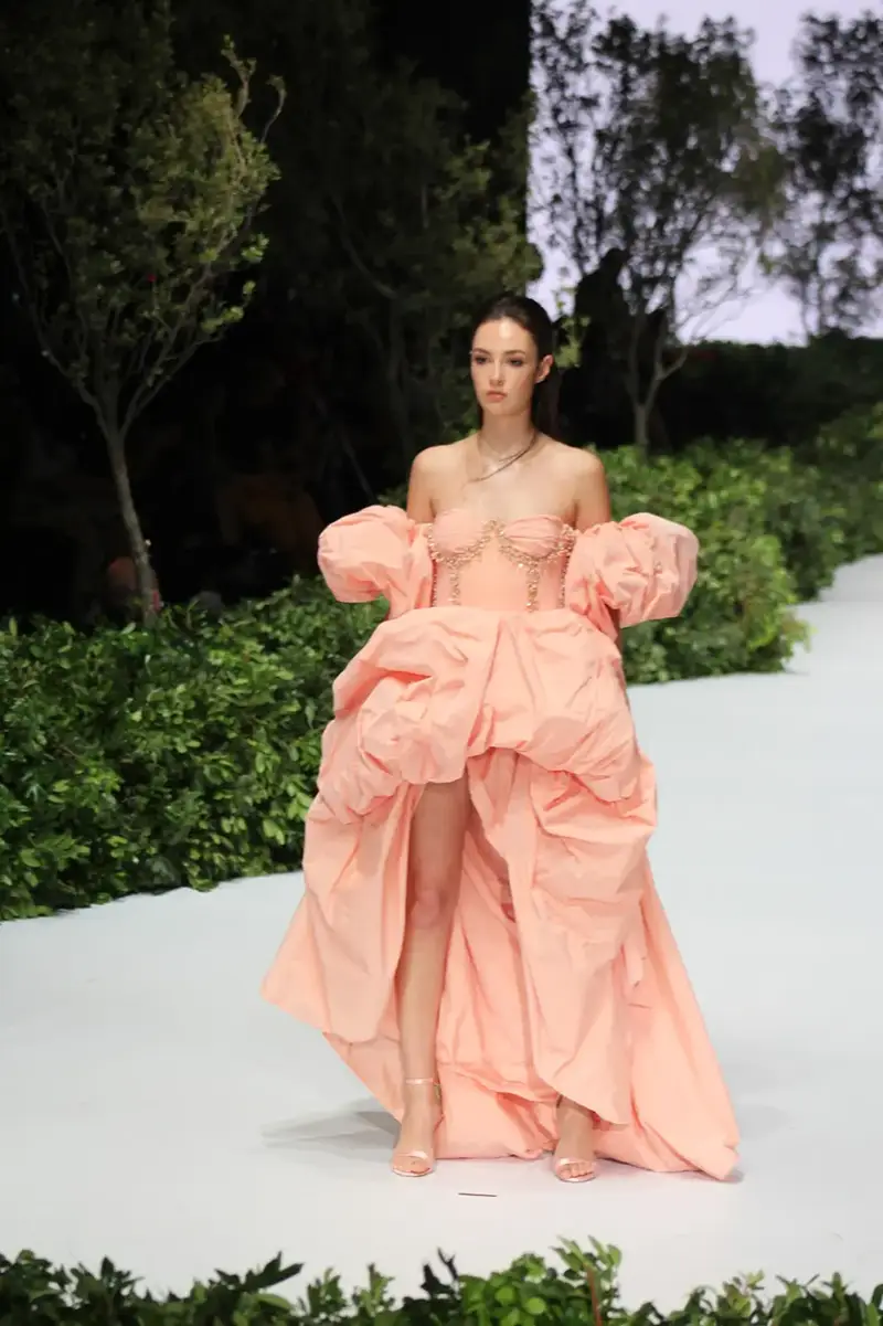 لباس نامزدی گل بهی صورتی زنانه دخترانه